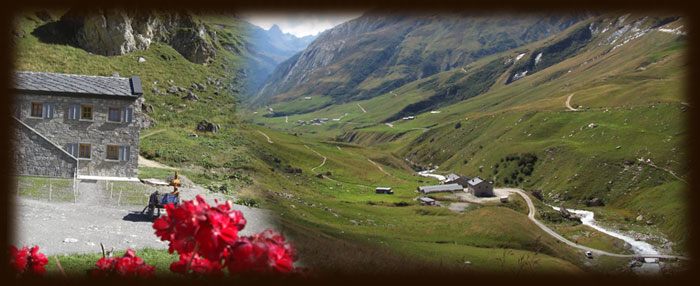 Situation du Refuge des Mottets en Savoie - Tour du Mt Blanc